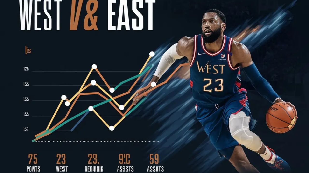 west vs east match player stats